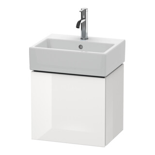 Duravit Meuble sous-lavabo L-Cube 43,4x34,1x40 cm, suspendu, porte gauche, blanc brillant