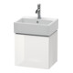 Duravit Meuble sous-lavabo L-Cube 43,4x34,1x40 cm, suspendu, porte gauche, blanc brillant-1