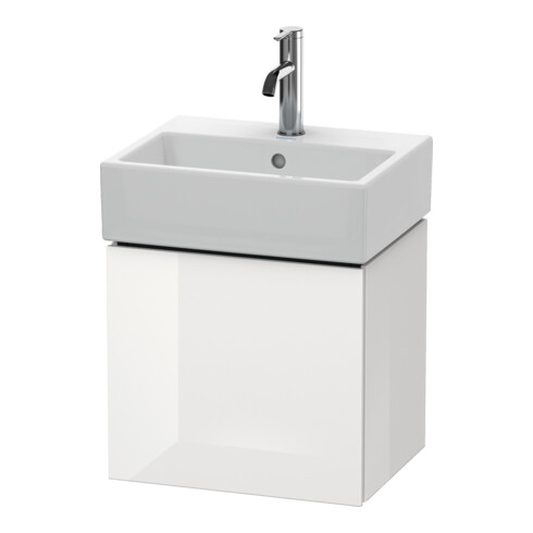 Duravit Meuble sous-lavabo L-Cube 43,4x34,1x40 cm, suspendu, porte gauche, blanc brillant