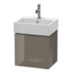 Duravit Meuble sous-lavabo L-Cube 43,4x34,1x40 cm, wd, porte droite, façade hgl-1