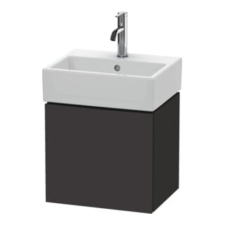 Duravit Meuble sous lavabo L-Cube 43,4x34,1x40 cm, wd, porte gauche, graphite mat