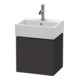 Duravit Meuble sous lavabo L-Cube 43,4x34,1x40 cm, wd, porte gauche, graphite mat-1
