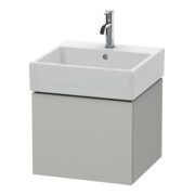 Duravit Meuble sous-lavabo L-Cube 48,4x45,9 cm, béton gris, 1 tiroir, suspendu