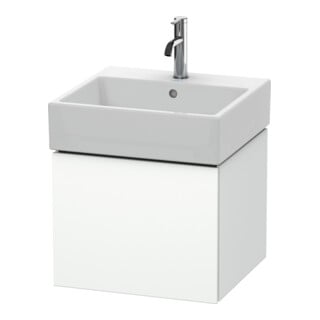 Duravit Meuble sous lavabo L-Cube 48,4x45,9 cm, blanc mat, 1 tiroir, suspendu