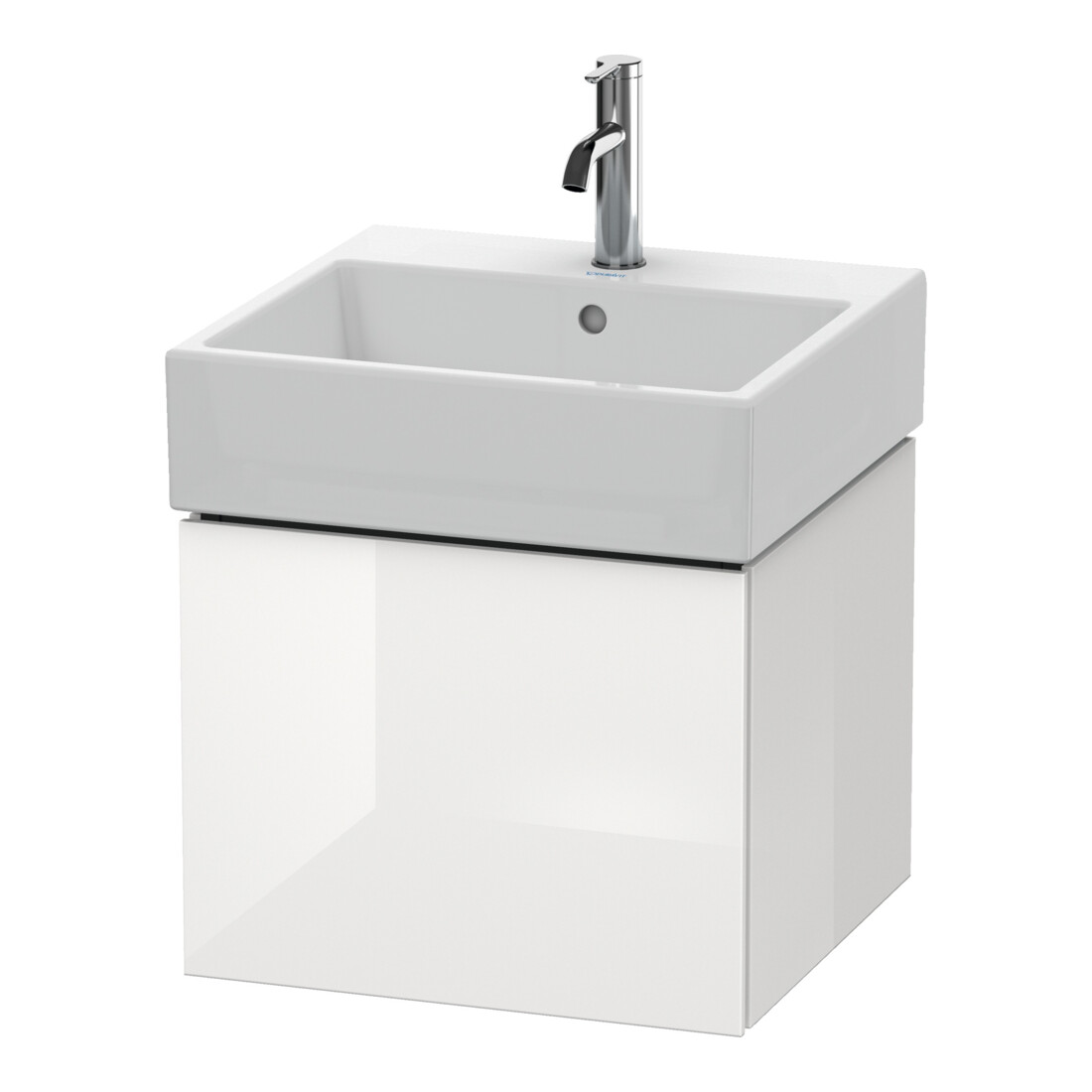 Duravit Meuble sous lavabo L-Cube 48,4x45,9 cm, blanc mat, 1 tiroir, suspendu