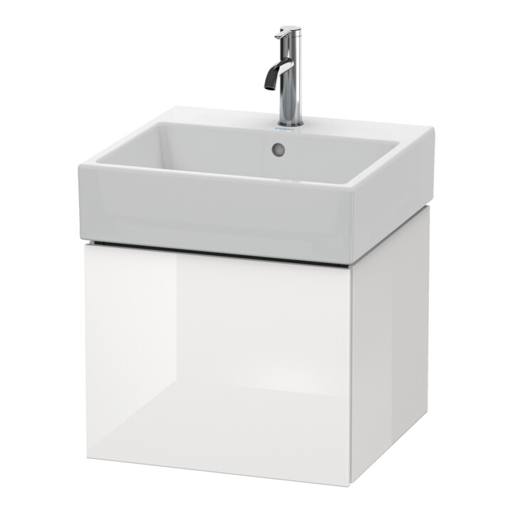 Duravit Meuble sous-lavabo L-Cube 48,4x45,9 cm, blanc mat, 1 tiroir, suspendu