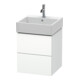 Duravit Meuble sous-lavabo L-Cube 48,4x45,9 cm, blanc mat, 2 tiroirs, suspendu-1