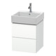 Duravit Meuble sous lavabo L-Cube 48,4x45,9 cm, blanc mat, 2 tiroirs, suspendu-1