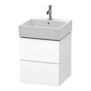 Duravit Meuble sous lavabo L-Cube 48,4x45,9 cm, blanc mat, 2 tiroirs, suspendu-1