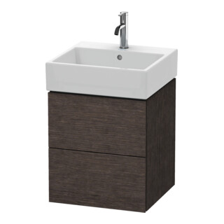 Duravit Meuble sous-lavabo L-Cube 48,4x45,9 cm, chêne E d, 2 tiroirs, suspendu