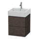 Duravit Meuble sous-lavabo L-Cube 48,4x45,9 cm, chêne E d, 2 tiroirs, suspendu-1