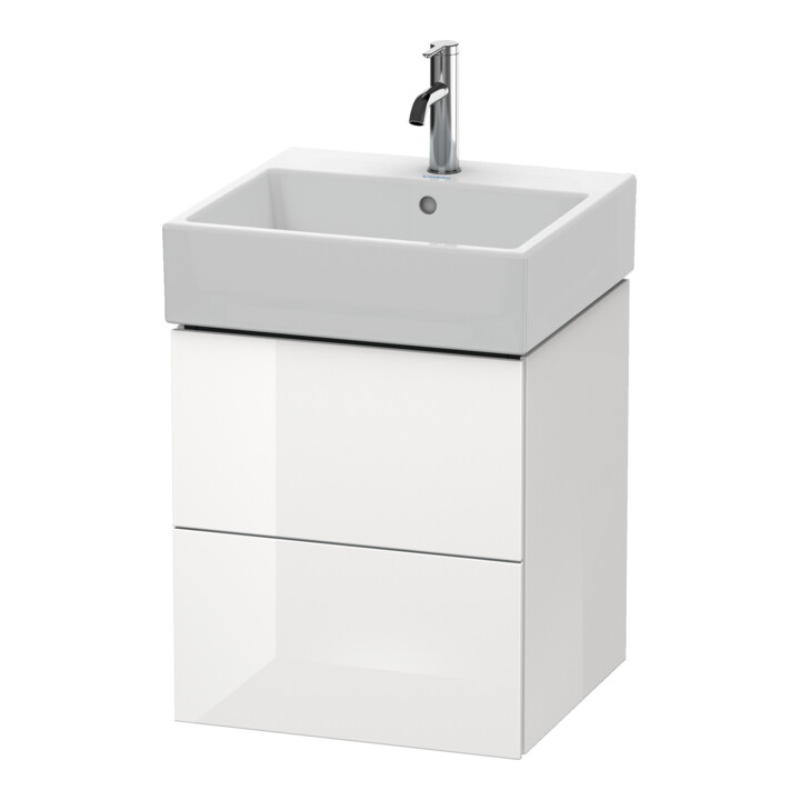 Duravit Meuble sous-lavabo L-Cube 48,4x45,9 cm, chêne E d, 2 tiroirs, suspendu