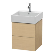 Duravit Meuble sous-lavabo L-Cube 48,4x45,9 cm, chêne naturel, 2 tiroirs, suspendu-1