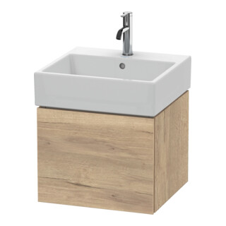 Duravit Meuble sous lavabo L-Cube 48,4x45,9 cm, gris œuf, 1 tiroir, suspendu