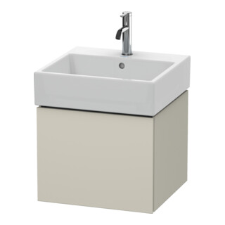 Duravit Meuble sous-lavabo L-Cube 48,4x45,9 cm, Tau mat, 1 tiroir, suspendu