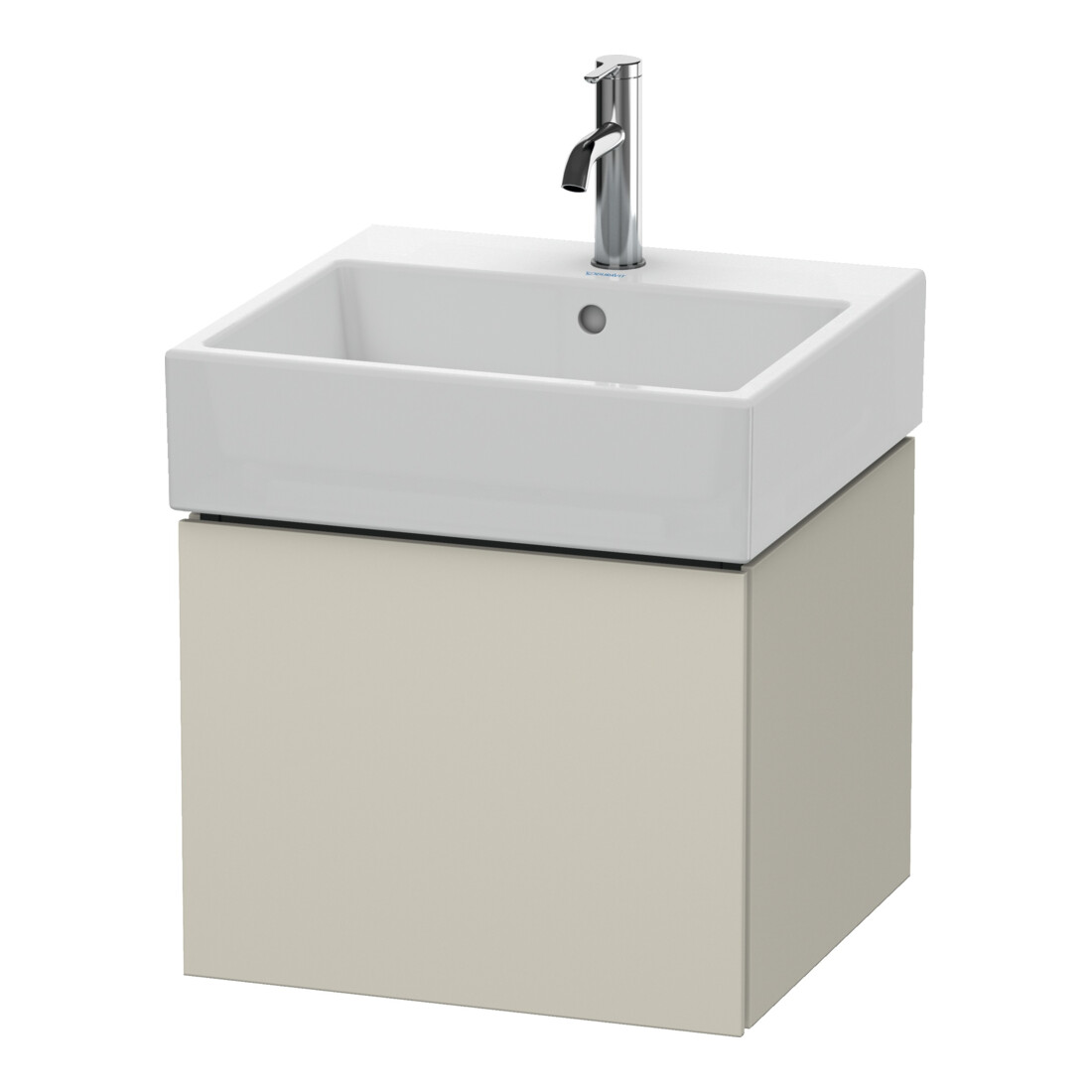 Duravit Meuble sous-lavabo L-Cube 48,4x45,9 cm, Tau mat, 1 tiroir, suspendu