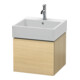 Duravit Meuble sous lavabo L-Cube 48,4x45,9cm, méd. chêne, 1 tiroir, suspendu-1