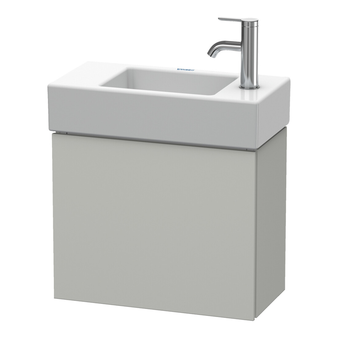 Duravit Meuble sous lavabo L-Cube 48x24x40 cm, suspendu, porte droite, béton mat