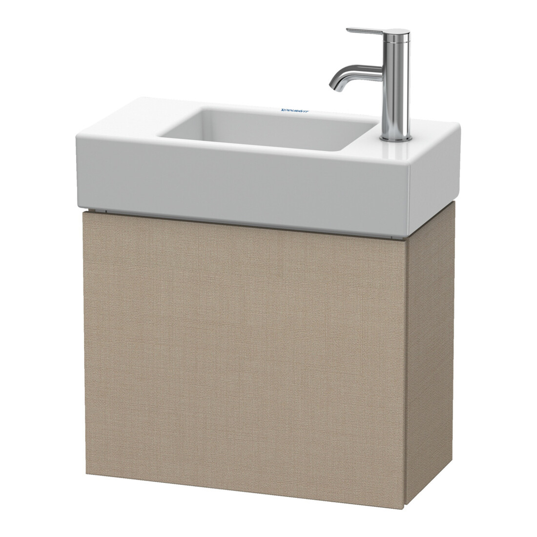 Duravit Meuble sous lavabo L-Cube 48x24x40 cm, suspendu, porte droite, lin