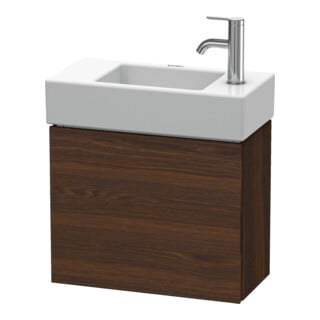 Duravit Meuble sous lavabo L-Cube 48x24x40 cm, suspendu, porte droite, noyer brossé