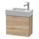 Duravit Meuble sous lavabo L-Cube 48x24x40 cm, suspendu, porte gauche, blanc marbré-1