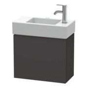 Duravit Meuble sous lavabo L-Cube 48x24x40 cm, suspendu, porte gauche, graphite mat