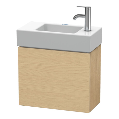 Duravit Meuble sous lavabo L-Cube 48x24x40 cm, suspendu, T droite, chêne naturel