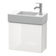 Duravit Meuble sous lavabo L-Cube 48x24x40cm, suspendu, porte droite, blanc brillant