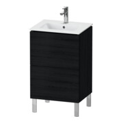 Duravit Meuble sous lavabo L-Cube 52x42,1x70,4 cm, 2 tiroirs, blanc œuf, deb.-1
