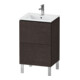 Duravit Meuble sous lavabo L-Cube 52x42,1x70,4 cm, 2 tiroirs, chêne foncé mat-1