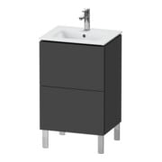 Duravit Meuble sous-lavabo L-Cube 52x42,1x70,4 cm, 2 tiroirs, deb., graph ma
