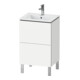 Duravit Meuble sous lavabo L-Cube 52x42,1x70,4 cm, 2 tiroirs, debout, blanc mat-1