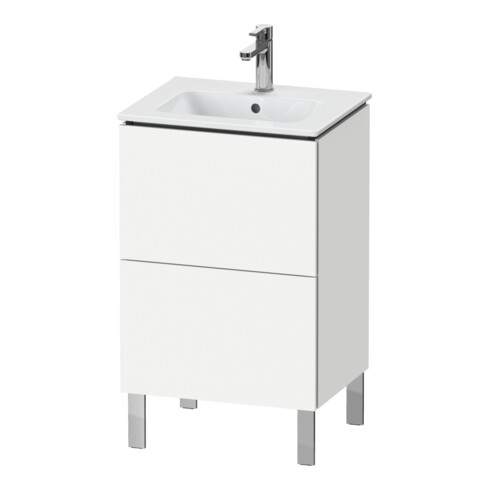 Duravit Meuble sous lavabo L-Cube 52x42,1x70,4 cm, 2 tiroirs, debout, blanc mat
