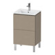 Duravit Meuble sous lavabo L-Cube 52x42,1x70,4 cm, 2 tiroirs, debout, lin-1