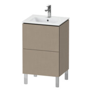 Duravit Meuble sous lavabo L-Cube 52x42,1x70,4 cm, 2 tiroirs, debout, lin