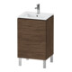 Duravit Meuble sous-lavabo L-Cube 52x42,1x70,4 cm, 2 tiroirs, debout, noyer foncé-1