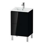 Duravit Meuble sous lavabo L-Cube 52x42,1x70,4cm, 2 tiroirs, deb., blanc brillant