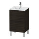 Duravit Meuble sous-lavabo L-Cube 52x42,1x70,4cm, 2 tiroirs, debout, noyer mat-1