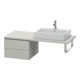 Duravit Meuble sous lavabo L-Cube 52x54,7 cm, béton gris, 2 tiroirs-1