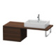 Duravit Meuble sous-lavabo L-Cube 52x54,7 cm, noyer, pour console, 1 tiroir-1