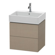 Duravit Meuble sous-lavabo L-Cube 58,4 x 45,9 cm, beige, 2 tiroirs, suspendu-1