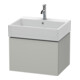 Duravit Meuble sous-lavabo L-Cube 58,4 x 45,9 cm, béton gris, 1 tiroir, suspendu-1