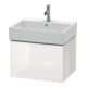 Duravit Meuble sous-lavabo L-Cube 58,4 x 45,9 cm, blanc brillant, 1 tiroir, suspendu-1