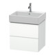 Duravit Meuble sous lavabo L-Cube 58,4 x 45,9 cm, blanc mat, 2 tiroirs, suspendu-1