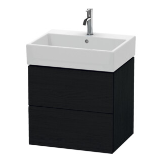 Duravit Meuble sous-lavabo L-Cube 58,4 x 45,9 cm, blanc œuf, 2 tiroirs, suspendu