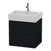 Duravit Meuble sous-lavabo L-Cube 58,4 x 45,9 cm, blanc œuf, 2 tiroirs, suspendu