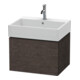 Duravit Meuble sous-lavabo L-Cube 58,4 x 45,9 cm, chêne foncé, 1 tiroir, suspendu-1