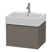 Duravit Meuble sous lavabo L-Cube 58,4 x 45,9 cm, gris satiné, 1 tiroir, suspendu-1