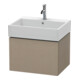 Duravit Meuble sous lavabo L-Cube 58,4 x 45,9 cm, laqué, 1 tiroir, suspendu-1