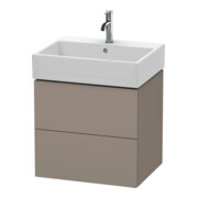 Duravit Meuble sous-lavabo L-Cube 58,4x45,9 cm, bas mat, 2 tiroirs, suspendu-1